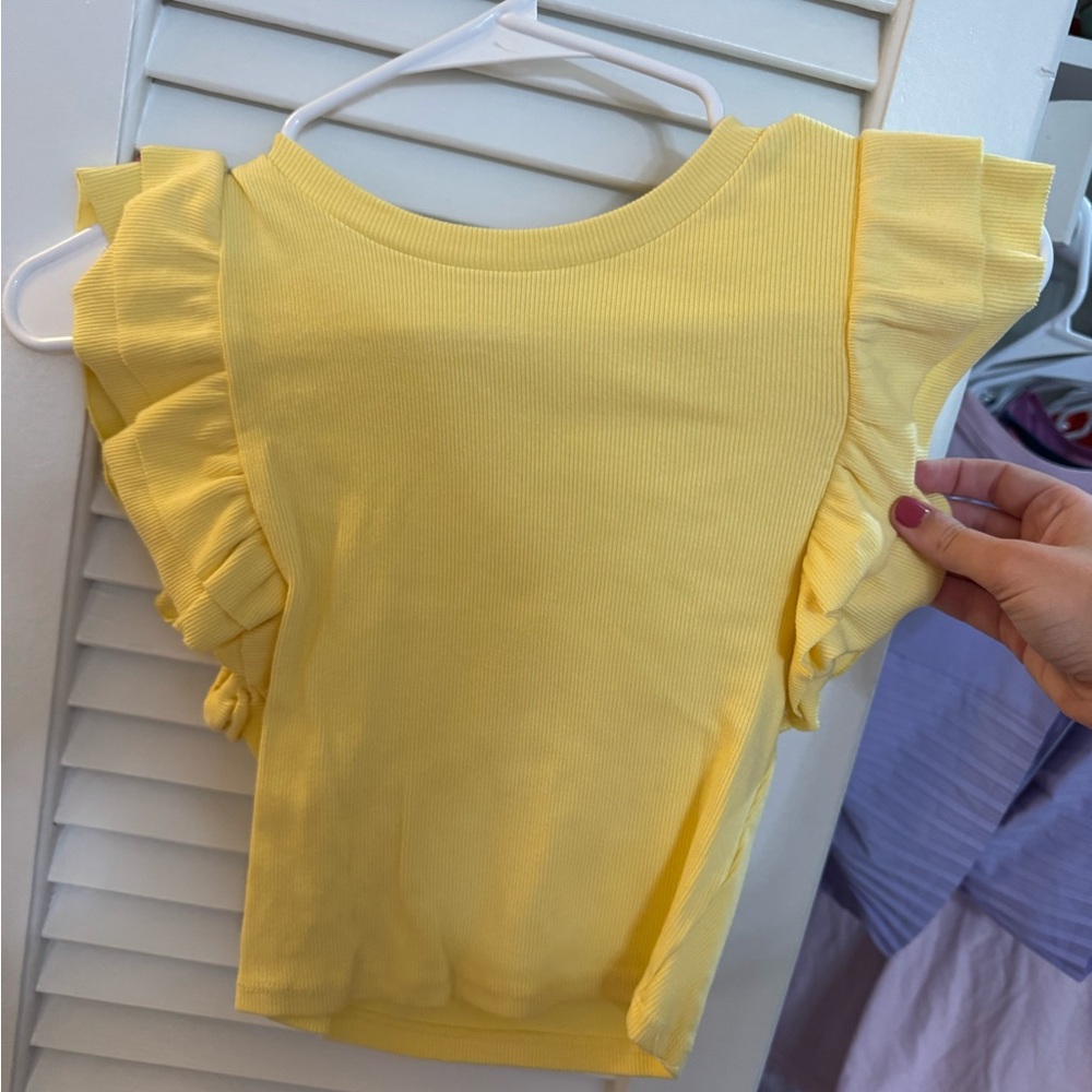 Yellow Zara Top